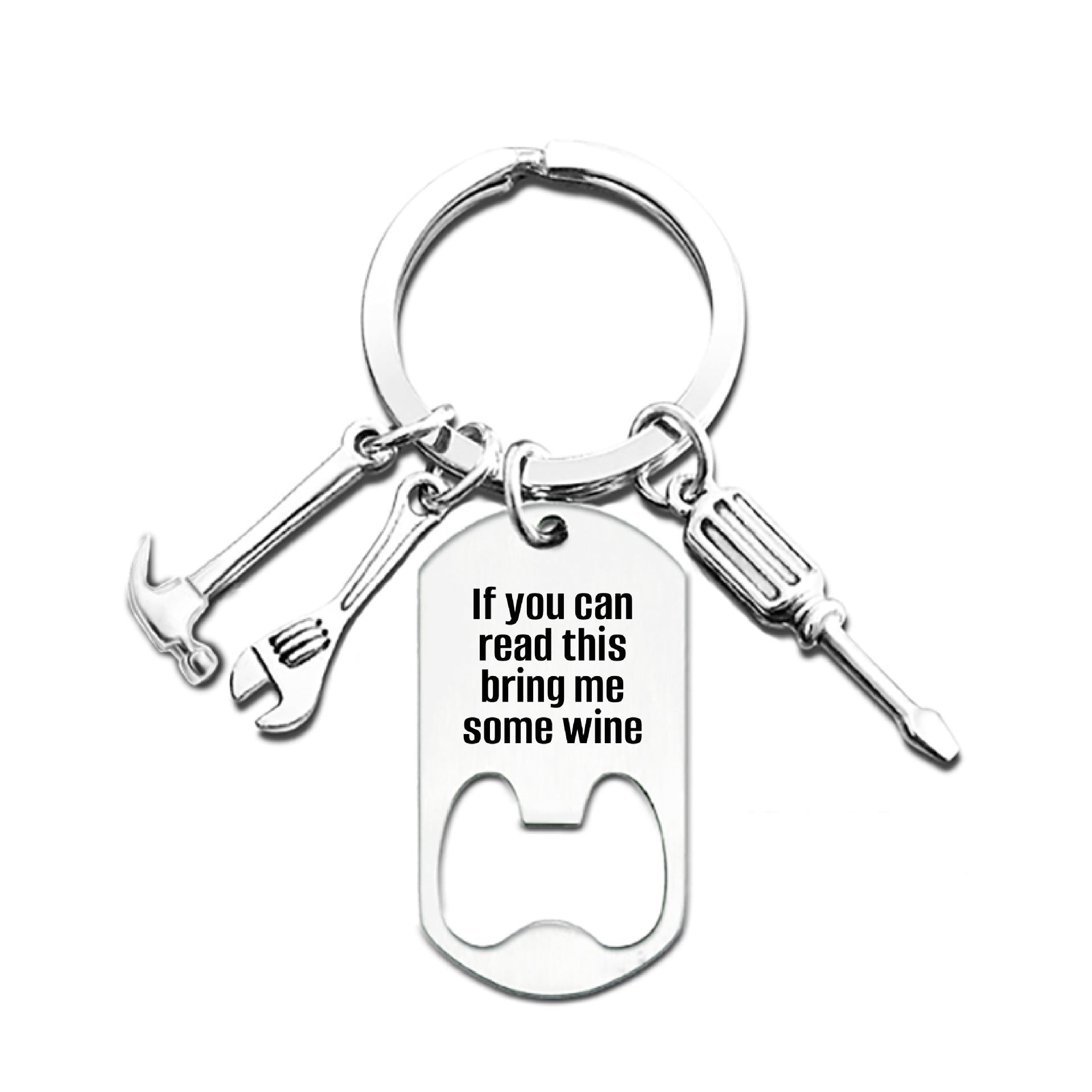 Wholesale Father's Day Gift Engraving Metal Keychain